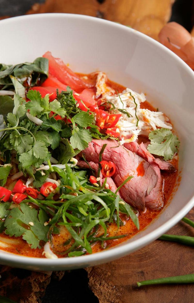 25-Min Asam Laksa with Fish & Green Beans