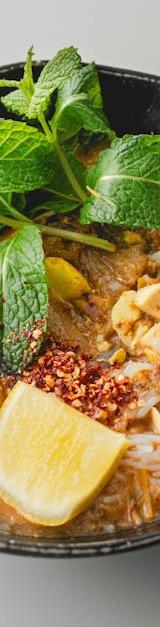 20-Min Asam Laksa with Shrimp & Egg