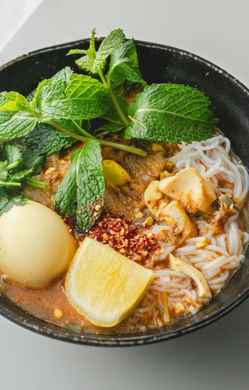 Asam Laksa with Shrimp