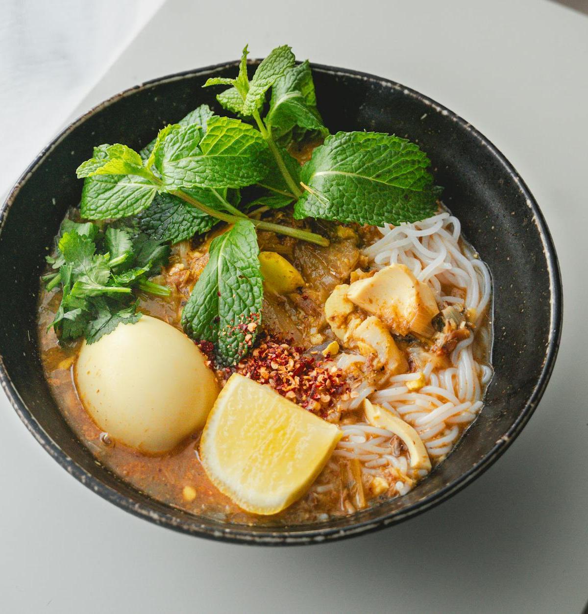 Asam Laksa with Shrimp