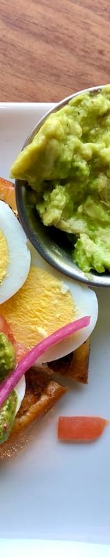 Avocado Toast Bagel with Soft Egg