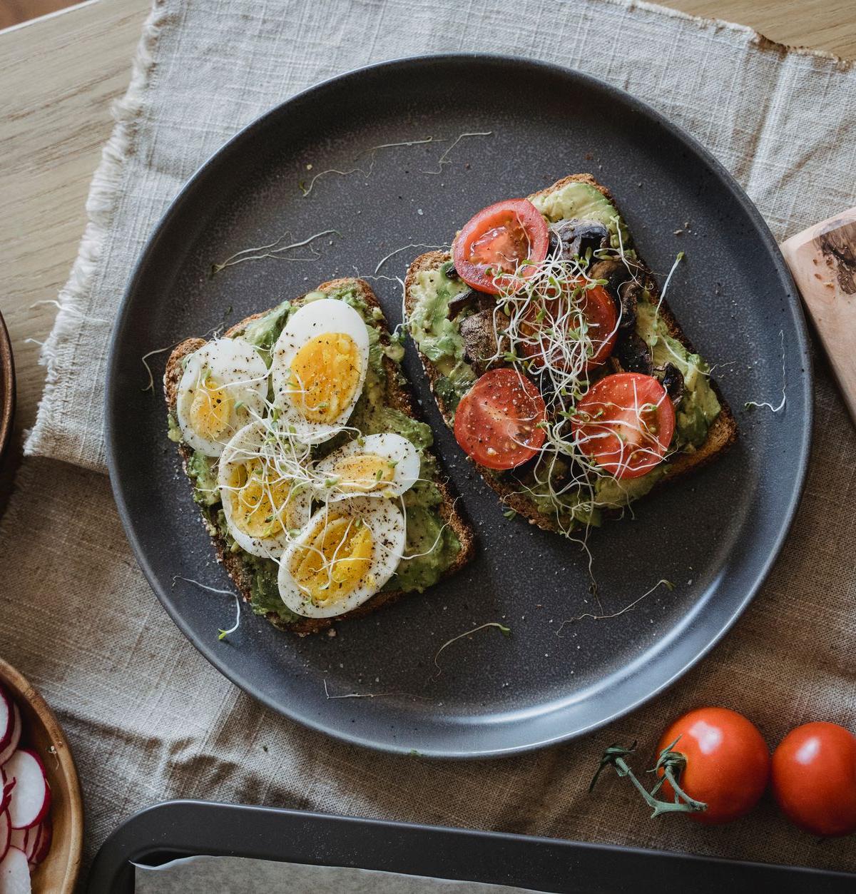 Avocado Toast with Soft-Boiled Eggs
