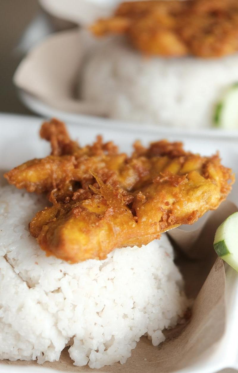 Ayam Penyet: Crispy Smashed Chicken with Sambal