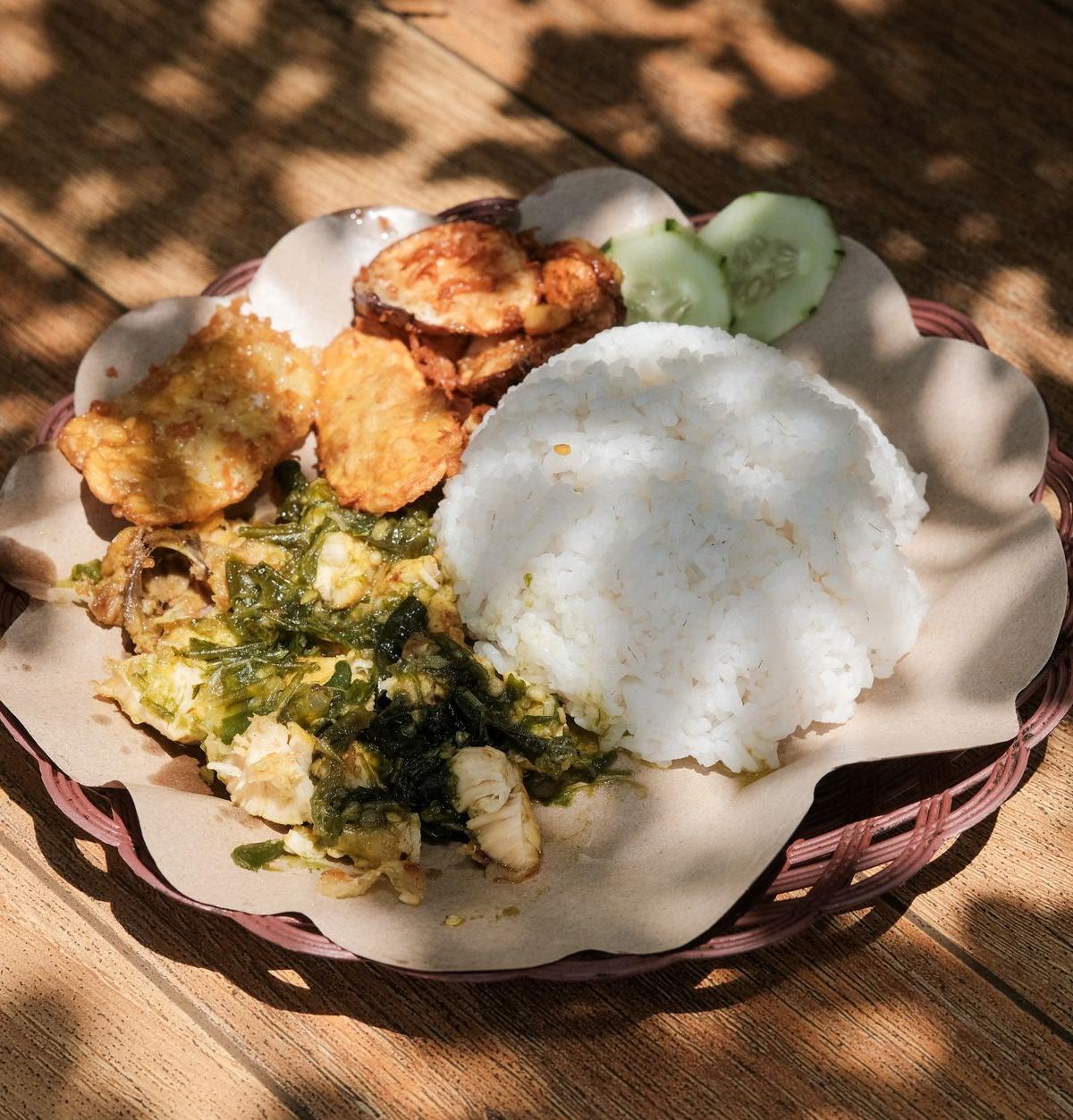 Ayam Penyet — Smashed Fried Chicken & Sambal Rice Bowl