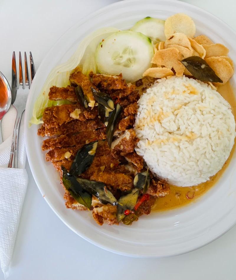 Ayam Penyet — Smashed Fried Chicken with Sambal