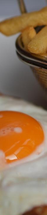 Crispy Bacon-Cheese Pork Schnitzel with Fries & Egg