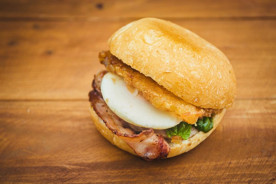 Crispy Bacon, Egg & Cheese Bagel with Hash Brown