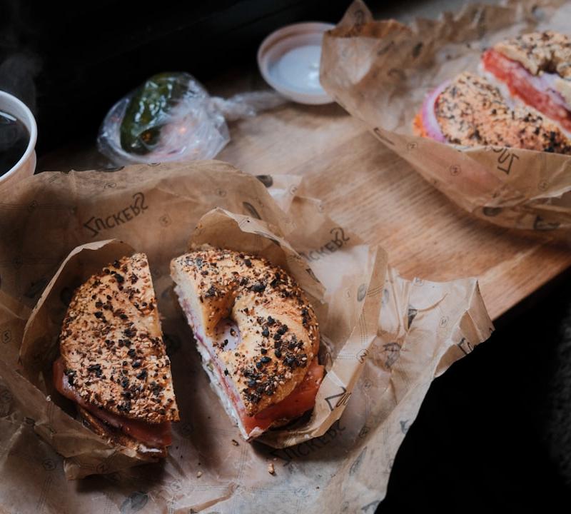 Classic Bagel with Lox and Cream Cheese