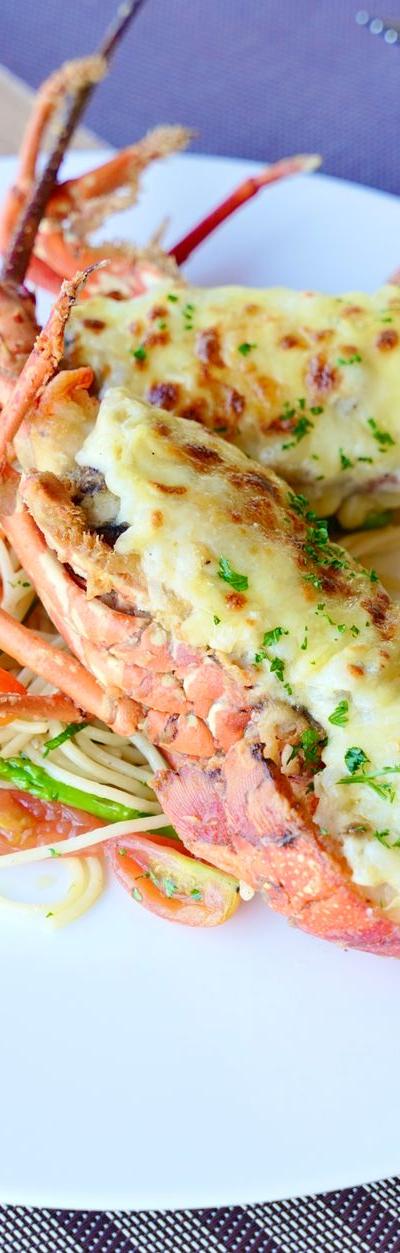 Baked Stuffed Lobster