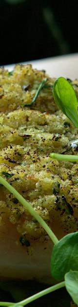Baked White Fish with Olive Tapenade and Fennel