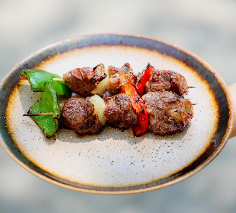 Bakso Bakar (Grilled Beef Meatball Skewers)