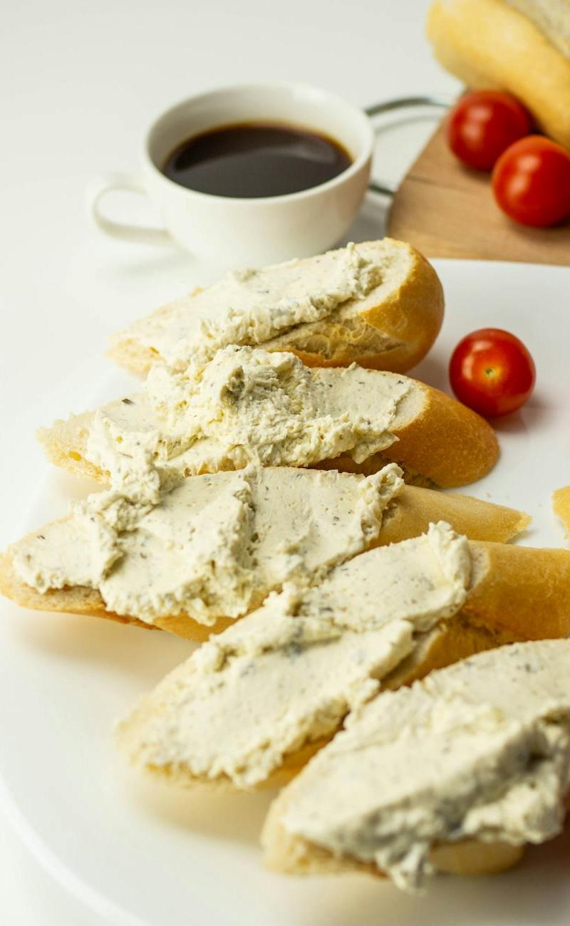 Balkan Kaymak Toast with Cherry Tomatoes