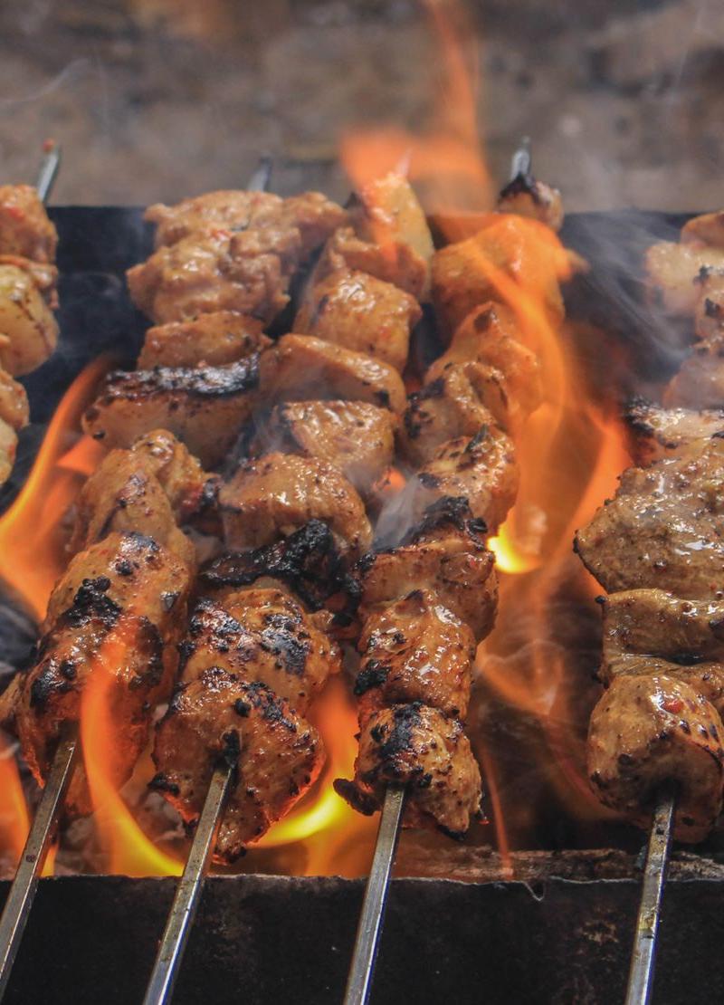 25-Min Balkan Pork Skewers