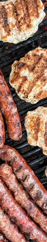 Balkan Stuffed Burger with Sausage