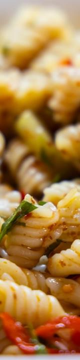 Balsamic Pasta Salad with Cherry Tomatoes & Basil