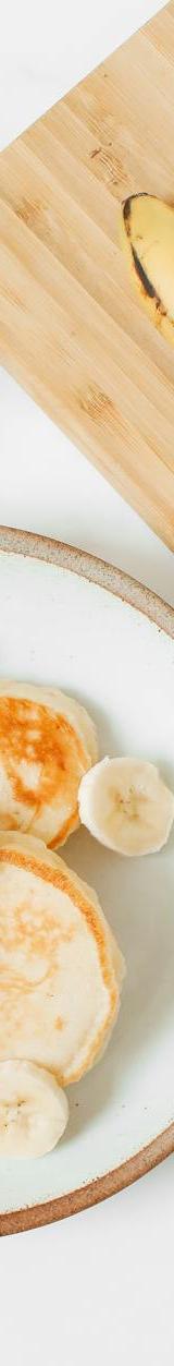 Banana Oat Protein Pancakes with Jam