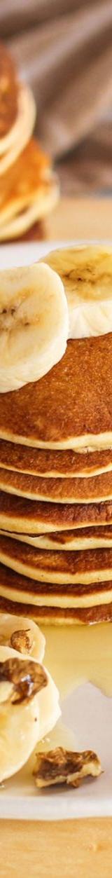 Banana Walnut Pancakes