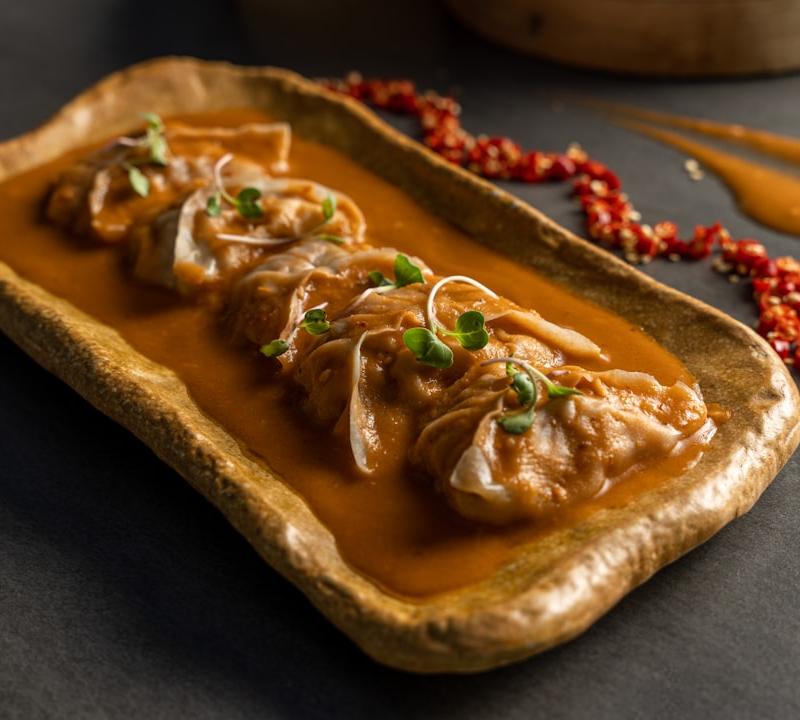 Batagor: Crispy Fish Dumplings with Peanut Sauce