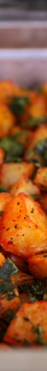 Crispy Spiced Potatoes With Garlic & Cilantro