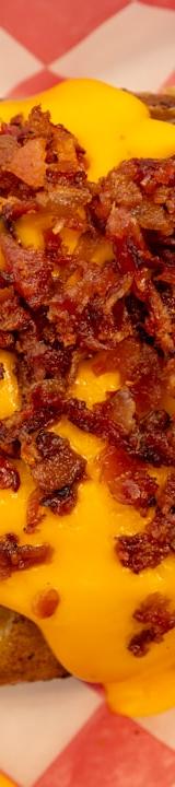 BBQ Bacon & Pulled Chicken Stuffed Potato