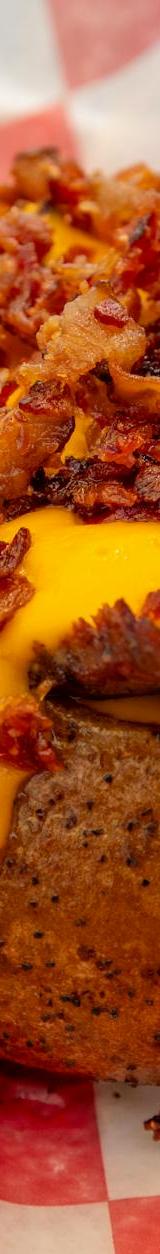 BBQ Brisket Stuffed Baked Potato