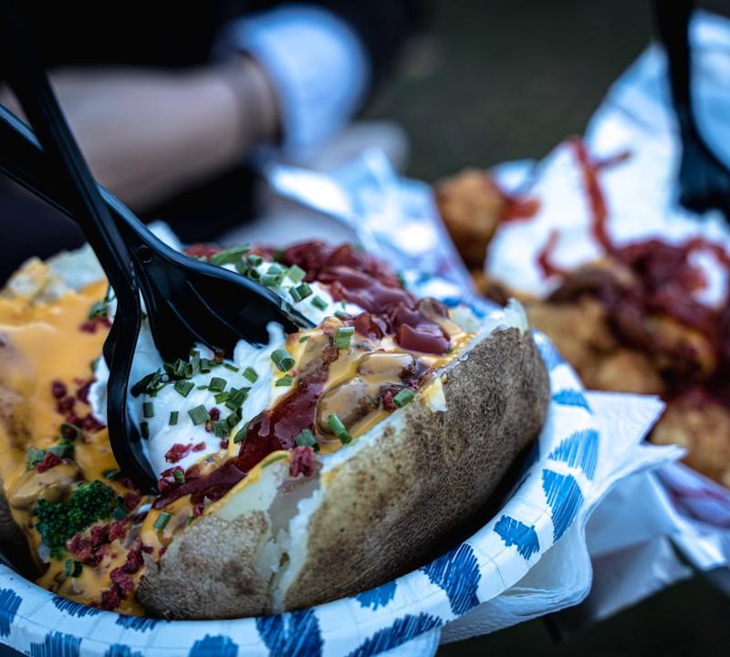 BBQ Loaded Baked Potato Skillet