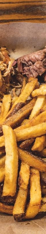 BBQ Platter: Chopped Pork, Fries & Fixins