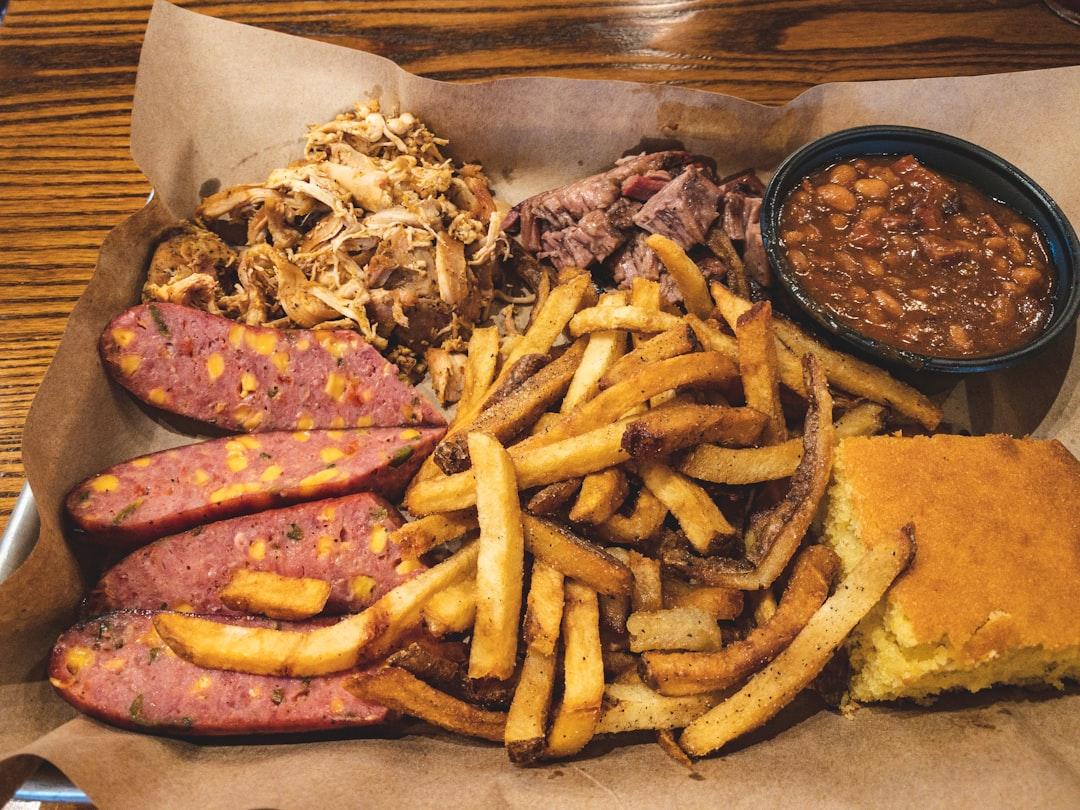 BBQ Platter: Chopped Pork, Fries & Fixins