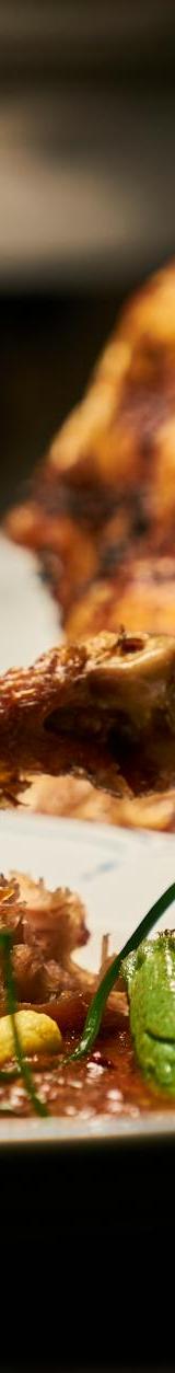 BBQ Turkey Legs with Gravy & Stuffing
