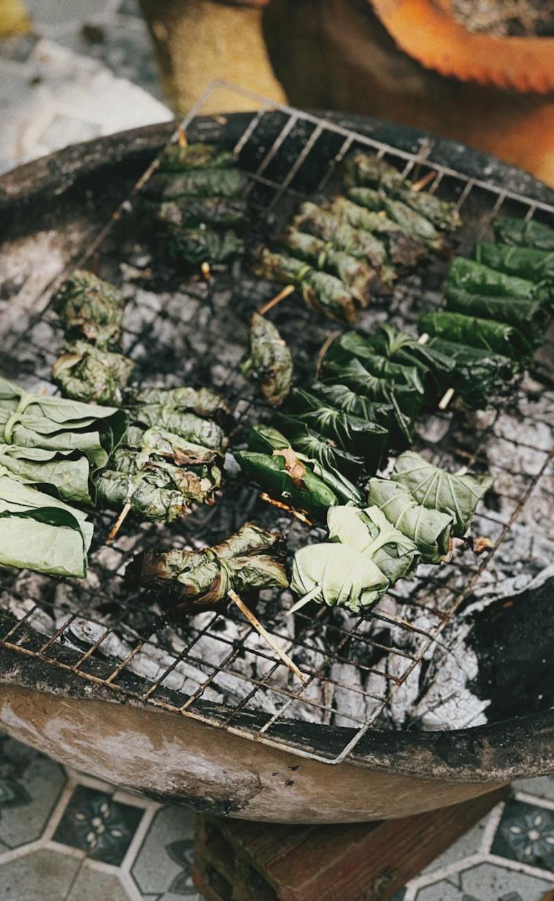 Beef in Betel Leaves (Bò Lá Lốt)
