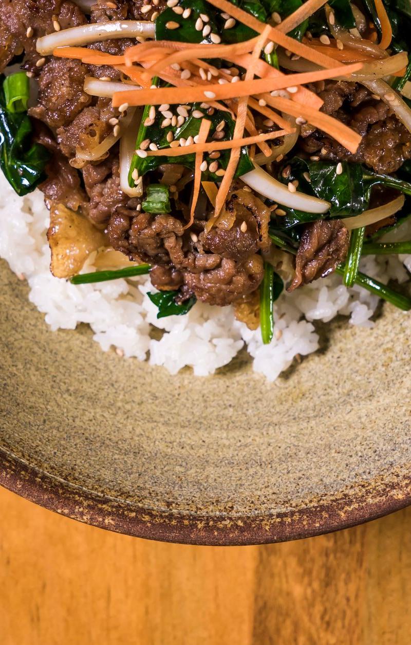 20-Min Beef Bibimbap Bowl