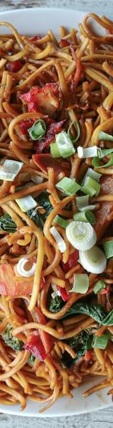 20-Min Beef Chow Mein with Crispy Noodles