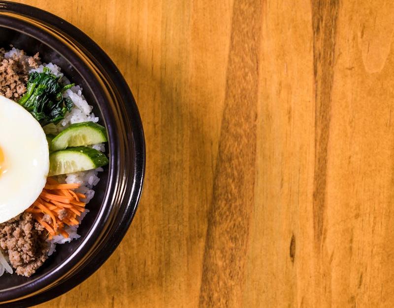 15-Min Beef & Egg Bibimbap Bowl