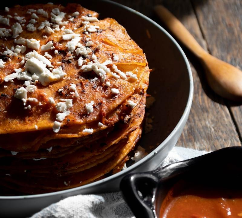 Beef Enchiladas Rojas