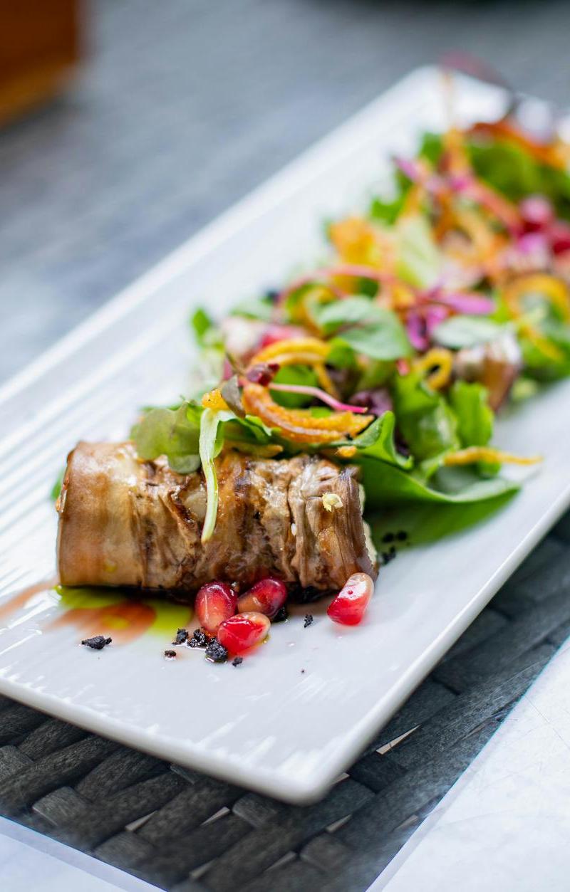 Beef Rolls with Mustard & Pickle