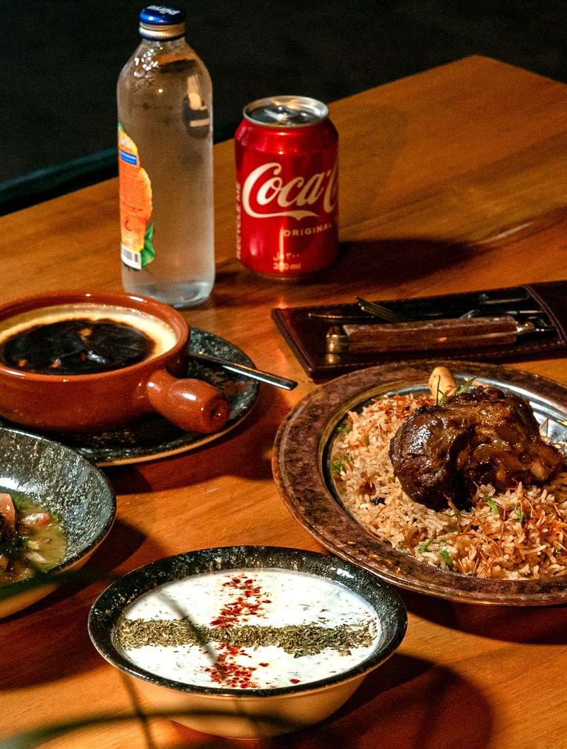 25-Min Beef Shank Braise with Rice & Salad