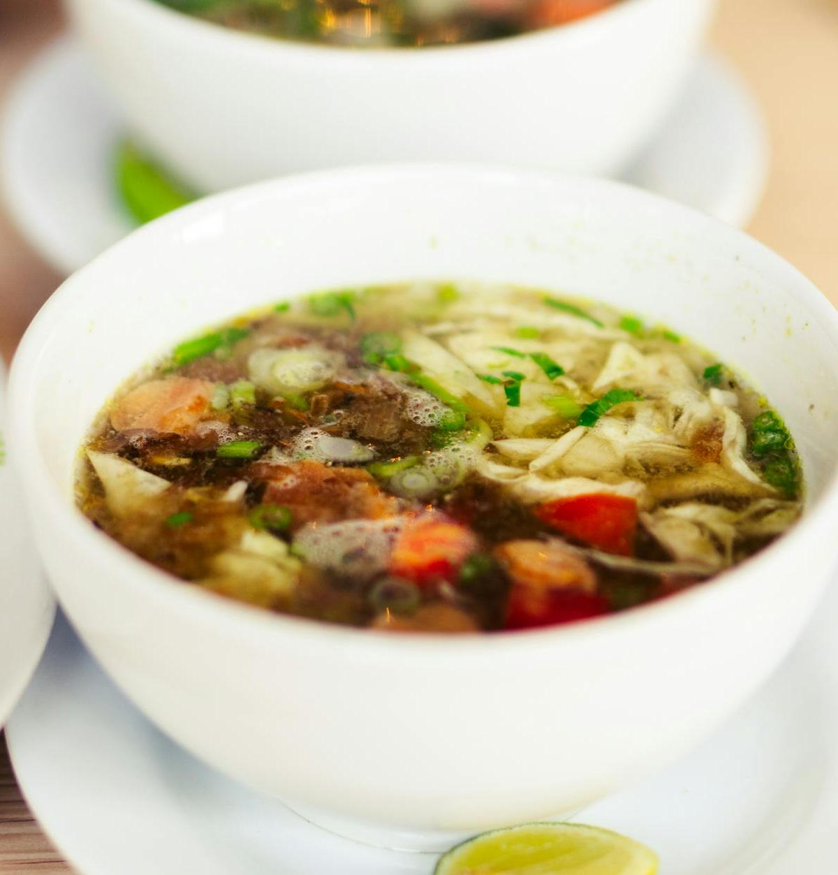20-Min Beef Soup with Rich Broth & Lime