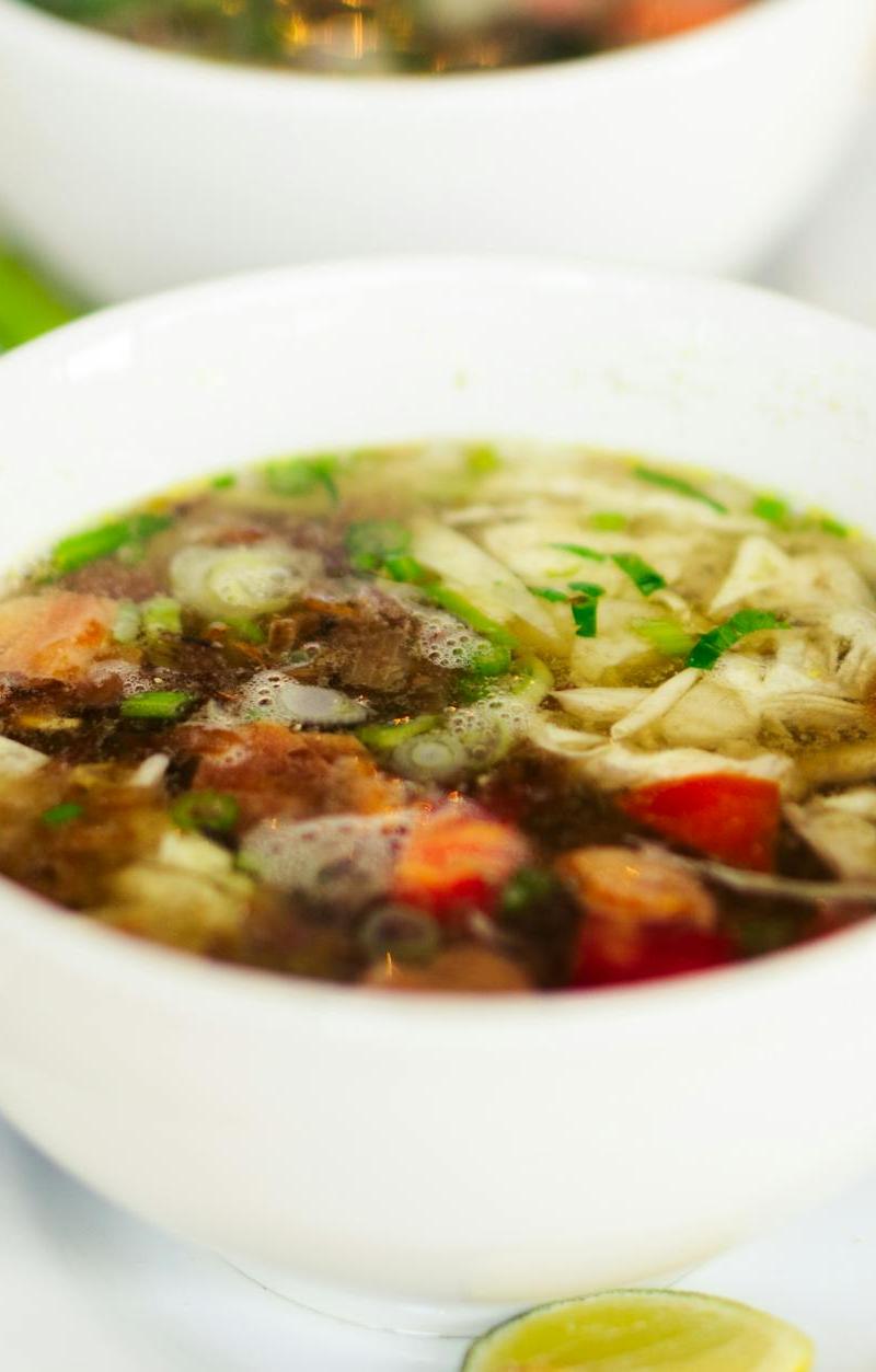 20-Min Beef Soup with Rich Broth & Lime