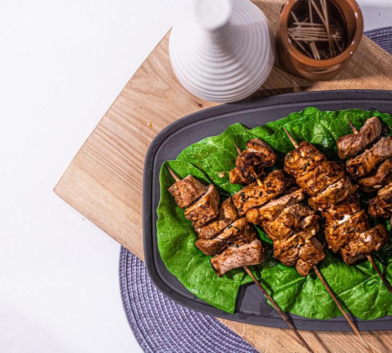 Beef Suya Skewers