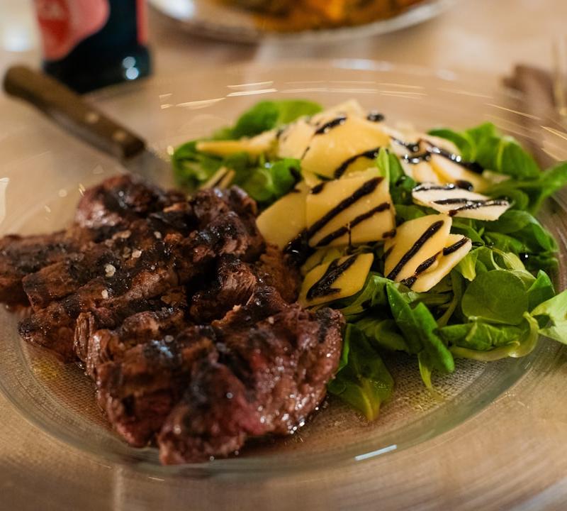 Beef Tagliata with Arugula & Lemon