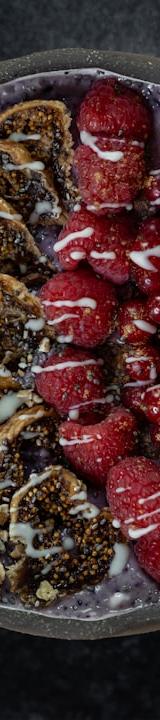 Berry Chia Overnight Oats with Granola