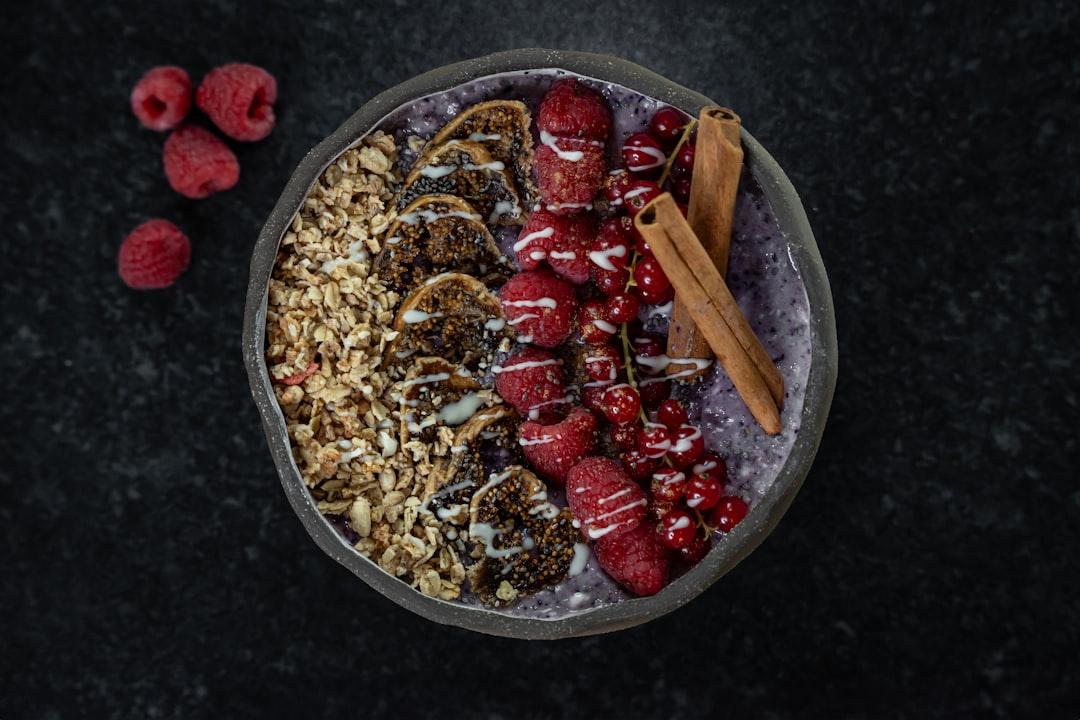 Berry Chia Overnight Oats with Granola