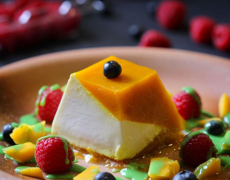 25-Min Berry Panna Cotta