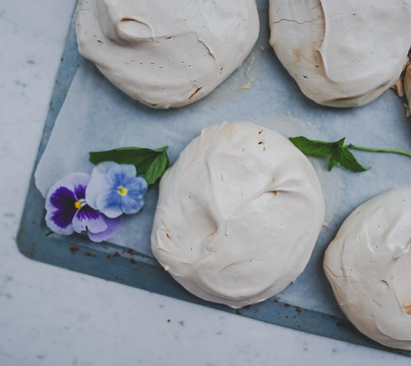 25-Minute Berry Pavlova Nests