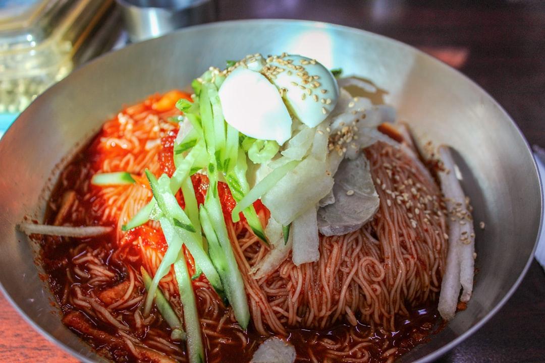 Korean Spicy Chilled Buckwheat Noodles