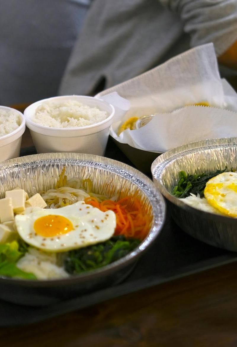 20-Min Bibimbap Bowl with Crispy Tofu & Egg