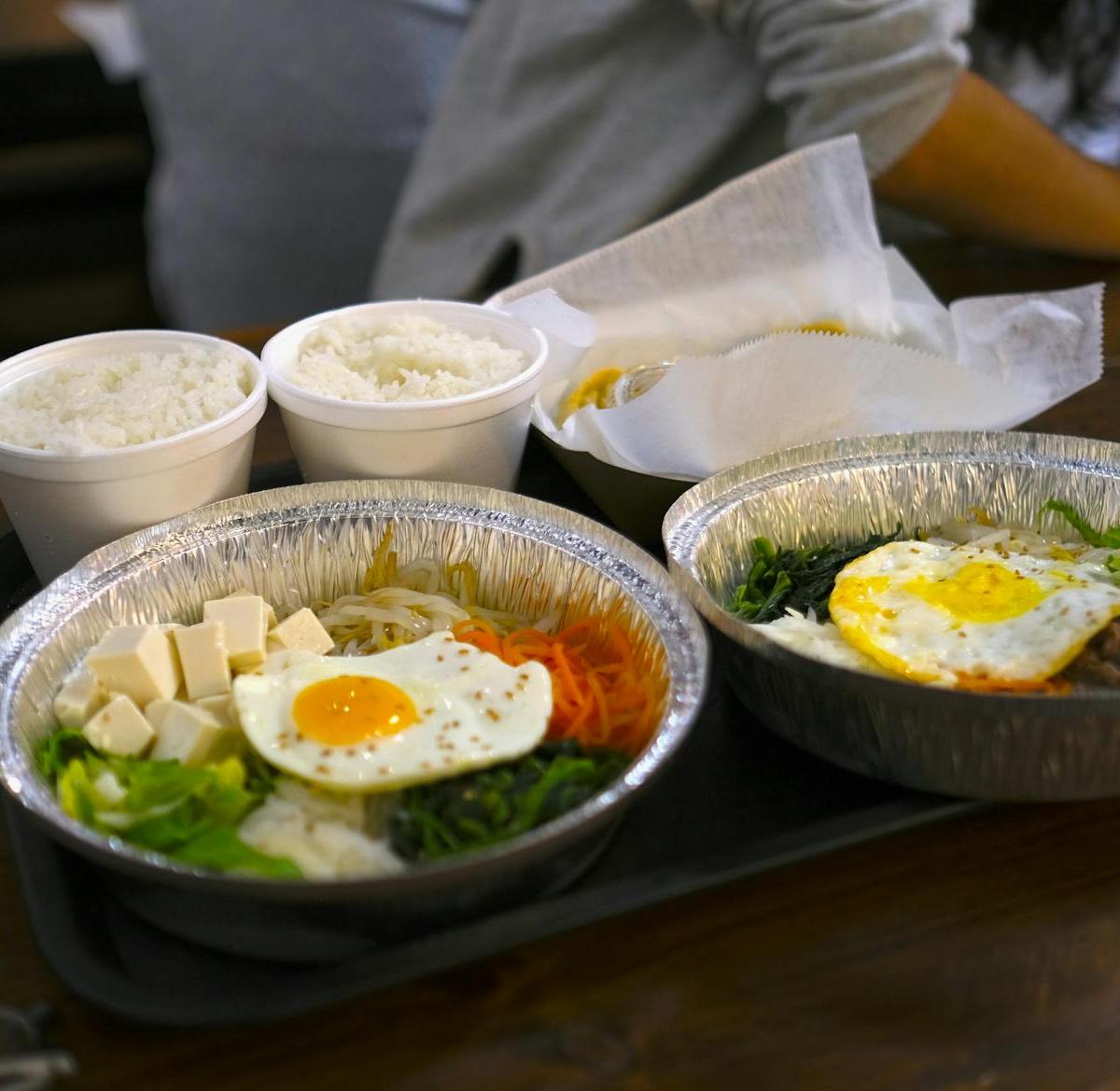 20-Min Bibimbap Bowl with Crispy Tofu & Egg