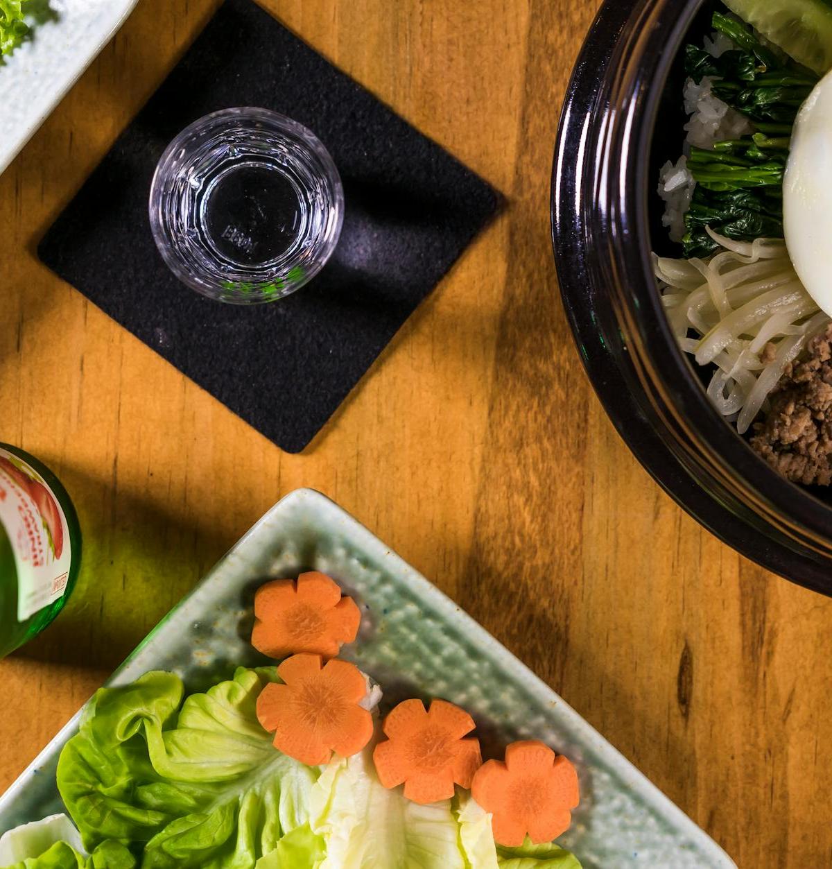 20-Min Bibimbap Bowl with Egg & Japchae