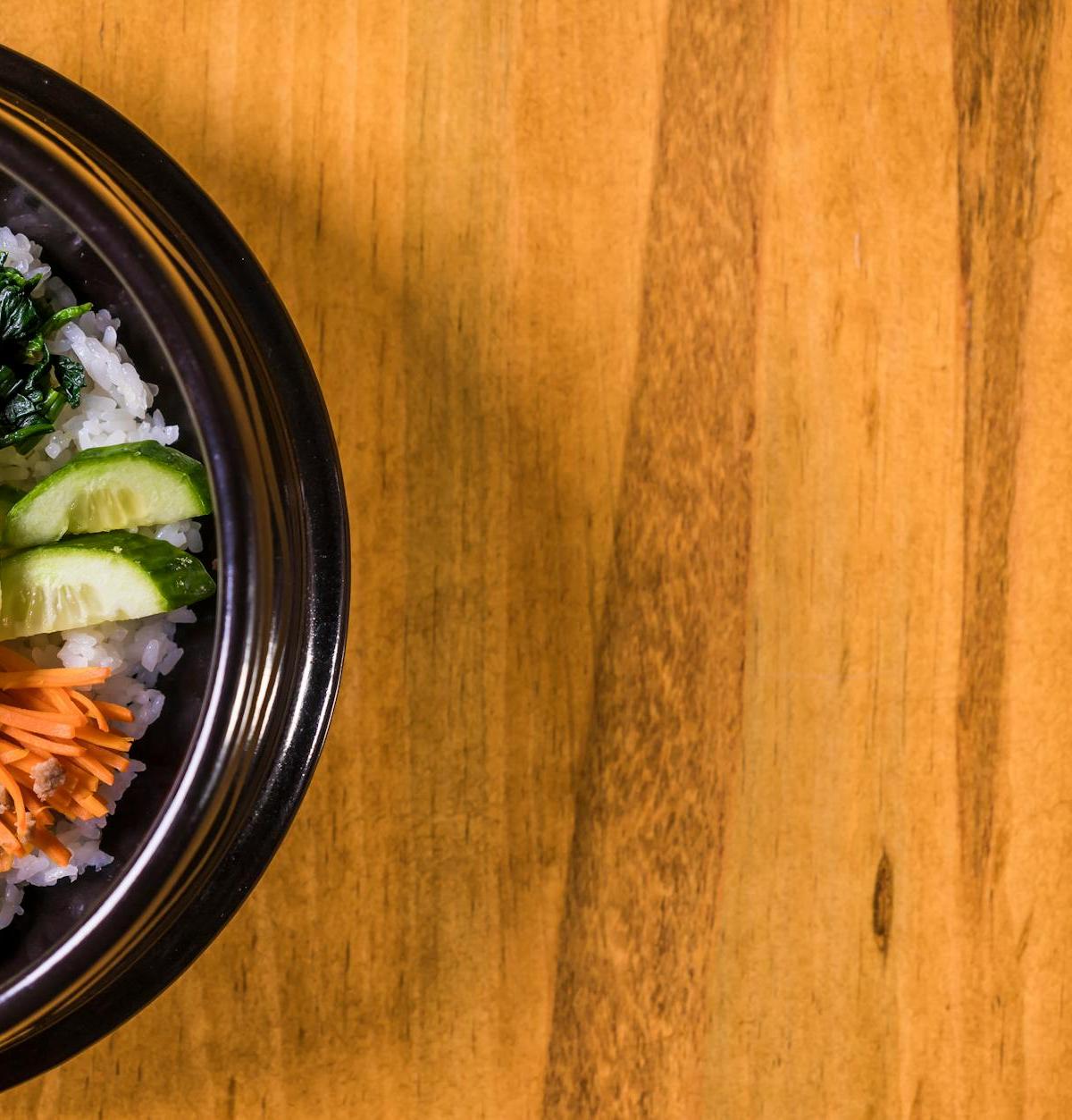 25-Min Bibimbap Bowl with Gochujang Eggs
