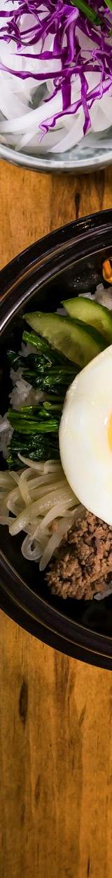 15-Min Bibimbap Bowl with Gochujang Eggs